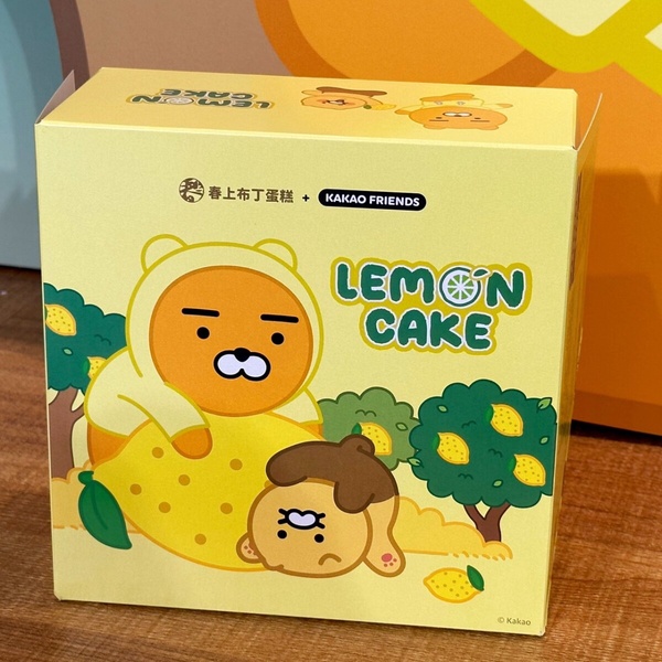 萊恩粉必買!春上布丁蛋糕聯名KAKAO FRIENDS「青檸蛋糕」,免費送提袋還有萊恩加價購