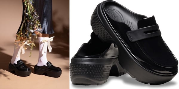 CROCS話題新品推薦：Stomp High Shine Loafer雪屋樂福鞋