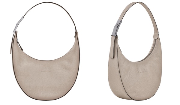 Longchamp新包推薦3：LE ROSEAU ESSENTIAL 半月形單肩包，NT$19,000