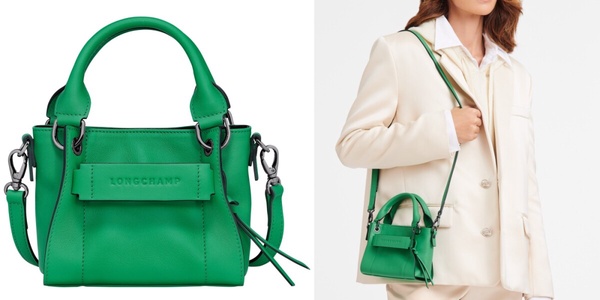 Longchamp新包推薦8：LONGCHAMP 3D 手提包 XS，NT$26,900