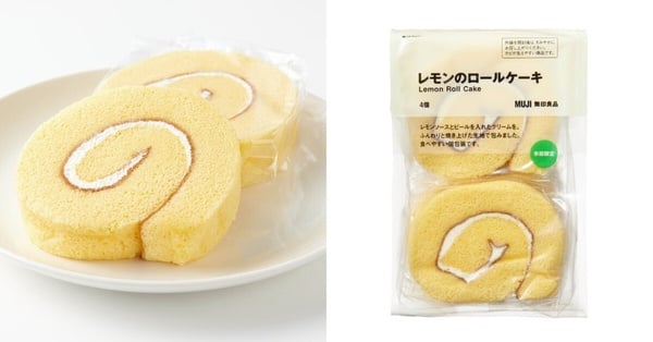 無印良品低卡零食推薦5：檸檬捲蛋糕 178卡/個