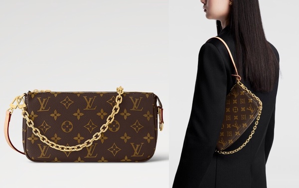 入門低預算精品包推薦：Louis Vuitton Pochette Accessoires，NT$52,500