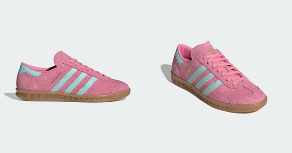 2024下半年「粉色球鞋」推薦2:adidas Originals HAMBURG運動休閒鞋