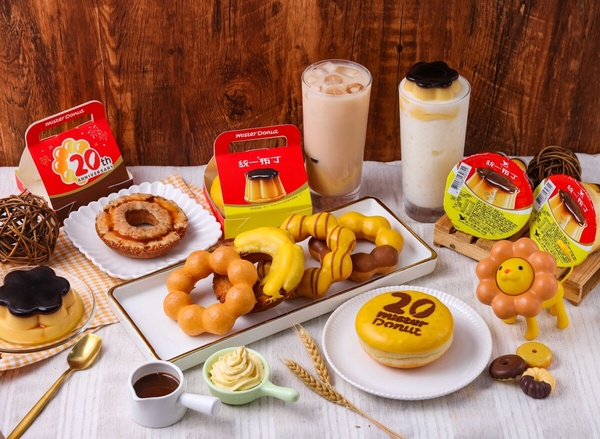 比買一送一強！Mister Donut聯名統一布丁推6甜甜圈，還有波堤獅公仔、波堤icash享優惠