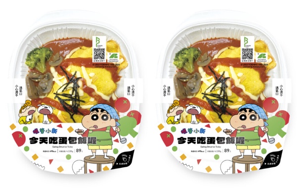 蠟筆小新粉絲開吃！全家開賣蠟筆小新鮮食：小白飯糰、蠟筆小新蛋包飯、炒麵可愛又好吃