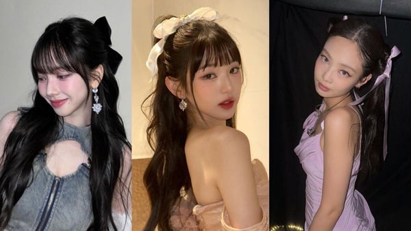 2024早秋髮型推薦!張員瑛也愛的Coquette Aesthetic浪漫少女美學、Rosé半扎髮超溫柔!