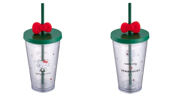 Hello Kitty粉絲收！星巴克聯名Hello Kitty：Kitty馬克杯、蝴蝶結水杯、Kitty玩偶必收