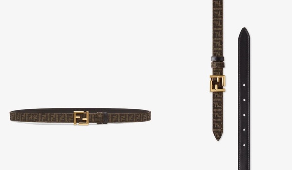 2024「精品LOGO皮帶」推薦：FENDI FF 皮帶，NT$16,000
