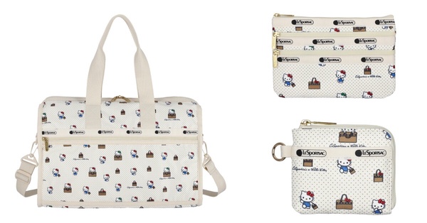 再度聯手三麗鷗！LeSportsac X Hello Kitty聯名系列一次看：立體蝴蝶結化妝包太萌！