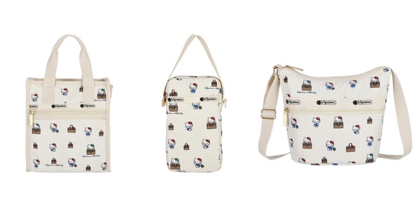 再度聯手三麗鷗！LeSportsac X Hello Kitty聯名系列一次看：立體蝴蝶結化妝包太萌！