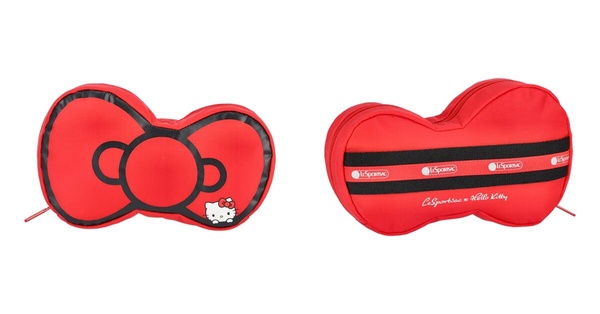 再度聯手三麗鷗！LeSportsac X Hello Kitty聯名系列一次看：立體蝴蝶結化妝包太萌！