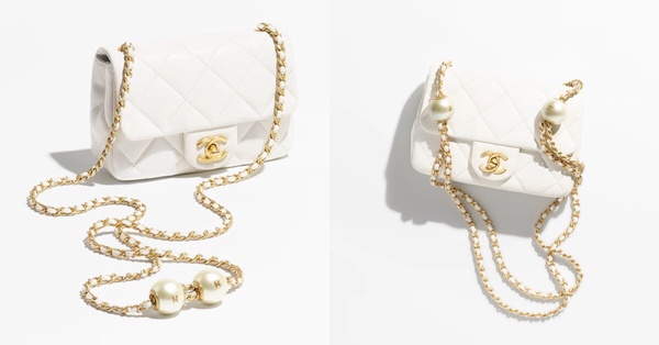 2024「奶油白精品包」推薦：CHANEL 迷你口蓋包，NT$207,500