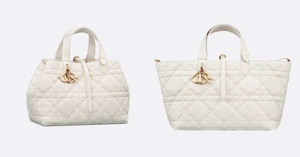 2024「奶油白精品包」推薦：Dior Toujours 中型手提包，NT$130,000