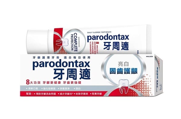 美白牙膏推薦19：牙周適 固齒護齦亮白牙膏