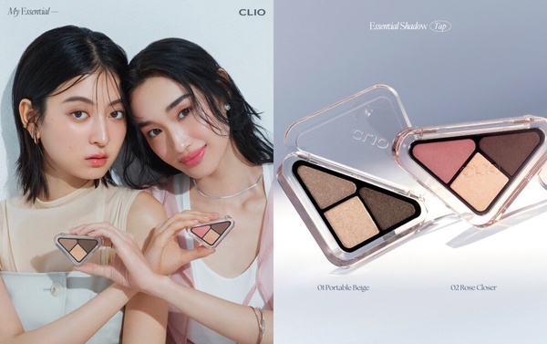 新手必入「開架眼影盤」推薦:CLIO Essential 三色眼影盤