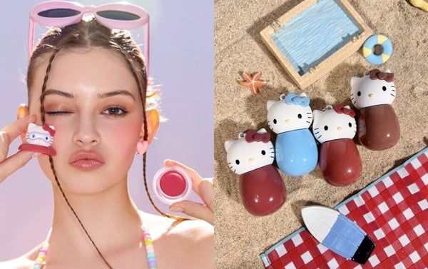 2024三麗鷗聯名美妝保養品：SHEGLAM X Hello Kitty