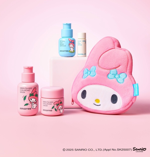 最新「三麗鷗聯名彩妝/保養品」統整：INNISFREE 推「My Melody」美樂蒂聯名！