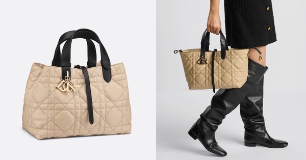 米沙金色精品包推薦：Dior Toujours 中型手提包，NT$130,000