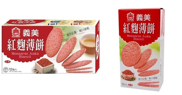 家樂福隱藏熱賣「低卡零食」: 義美紅麴養生薄餅