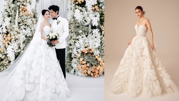 陳喬恩結婚婚紗＋婚戒品牌：TASAKI、NICOLE + FELICIA