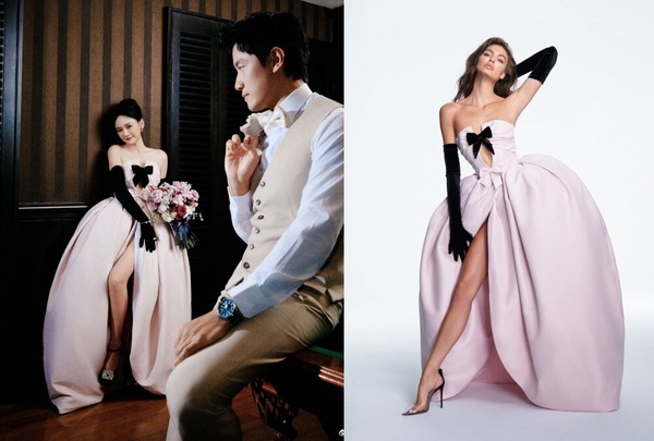 陳喬恩結婚婚紗＋婚鞋＋珠寶品牌：NICOLE + FELICIA、Roger Vivier、Pomellato