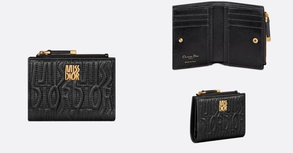 2024最新黑色精品短夾推薦：Dior 30 Montaigne 三折錢包，NT$17,000