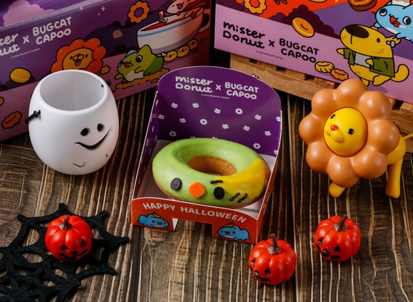咖波甜甜圈！Mister Donut「萬聖節貓貓蟲咖波」甜甜圈必吃，還有咖波周邊必收再享優惠