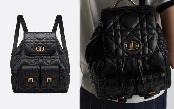 Dior Caro後背包中號，NT$125,000