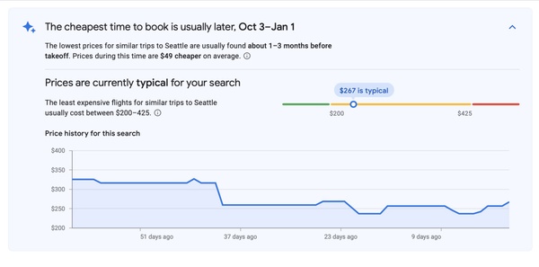 Google Flights 超佛功能！價格保證，買貴就退錢
