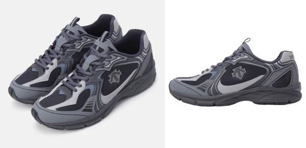 2024秋冬灰色球鞋推薦：DESCENTE DMARATHON運動休閒鞋，NT$4,680