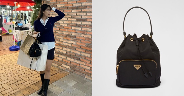 《黑白大廚》朴恩影精品包收藏：Prada Duet Re-Nylon 水桶袋，NT$61,000