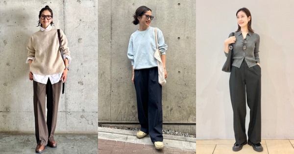 網推小隻女「必收神褲」：UNIQLO打褶寬褲（貨號：464886 469854）