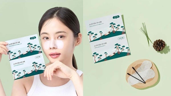 Olive Young 必買控油抗痘保養推薦5款：round lab 兩步驟去黑頭鼻貼