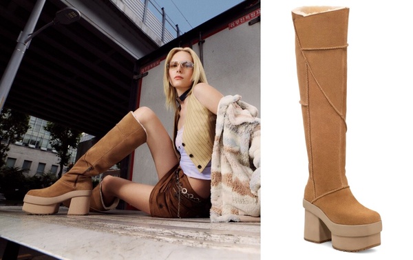 2024「耐走美腿厚底靴」推薦：UGG New Height Platform Xtra