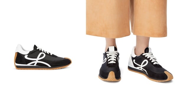 2024薄底球鞋推薦：LOEWE Flow Runner in nylon and suede