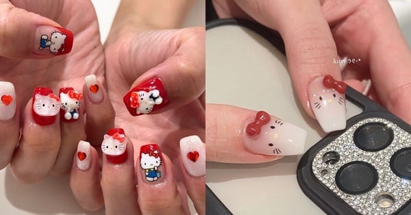 IG爆紅三麗鷗「Hello kitty美甲範本」整理：夏威夷限定曬黑Hello Kitty可愛爆擊！