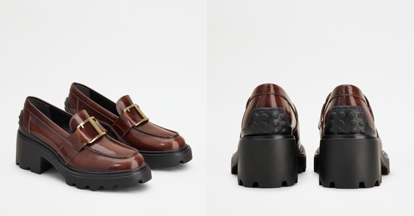 2024棕色樂福鞋推薦：TOD'S皮革樂福鞋