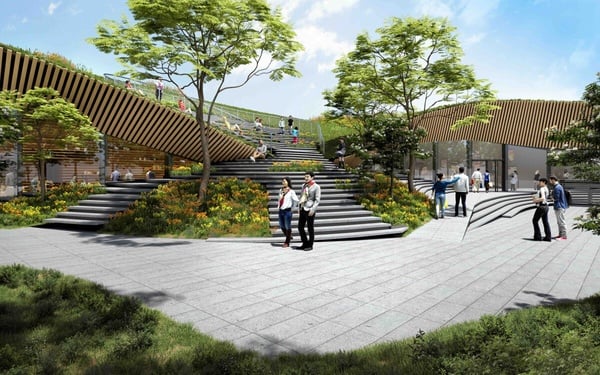 台中「勤美術館」12月開幕！建築大師隈研吾操刀，占地410坪、絕美曲線屋頂成亮點