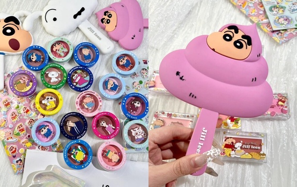 2024卡通彩妝保養聯名新品：Jill leen X《蠟筆小新》