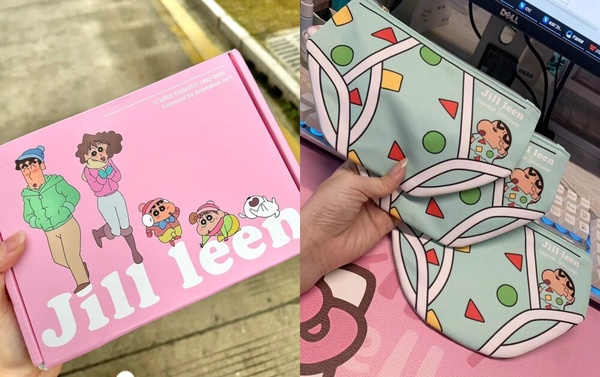 2024卡通彩妝保養聯名新品：Jill leen X《蠟筆小新》
