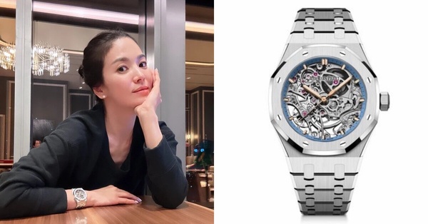 女錶推薦4：愛彼Audemars Piguet皇家橡樹系列37毫米鏤空雙擺輪腕錶（宋慧喬同款）
