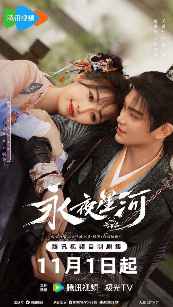 11月排播10部陸劇！趙露思《珠簾玉幕》虞書欣《永夜星河》，還有部被看好的「黑馬劇」