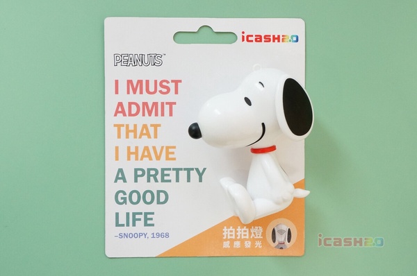 最新造型悠遊卡、icash推薦！史努比拍拍燈icash，三麗鷗學院風、Dinotaeng悠遊卡必收