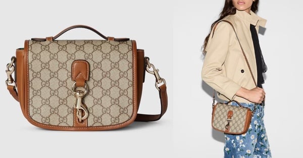 Gucci Emblem迷你斜背包，NT$88,600