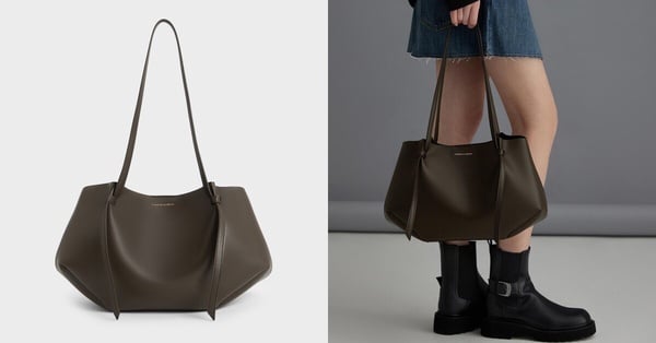 CHARLES &amp;amp;amp; KEITH必入手新品4：Calla 抓皺托特包，NT$2,990