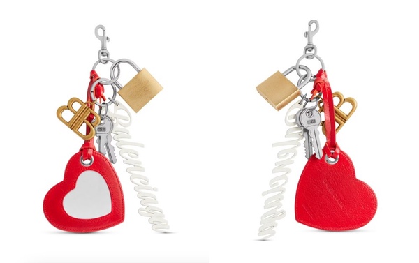 精品包包吊飾推薦：Balenciaga Paloma Keychain in Multicolored