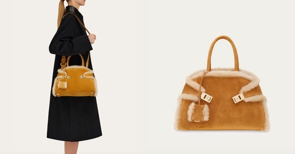 2024秋冬毛毛包推薦：Ferragamo Hug手袋