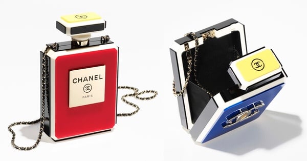 9.CHANEL 香水瓶晚宴包：