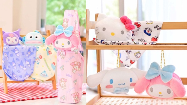 7-11「三麗鷗周邊」可愛登場！kitty50周年限定公仔吊飾、大耳狗保溫杯、飲料提袋必收