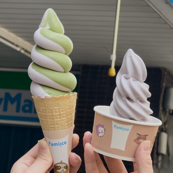 霜淇淋買一送一、新口味！全家霜淇淋12月是「芋頭、焙茶霜淇淋」，地區限定口味別錯過